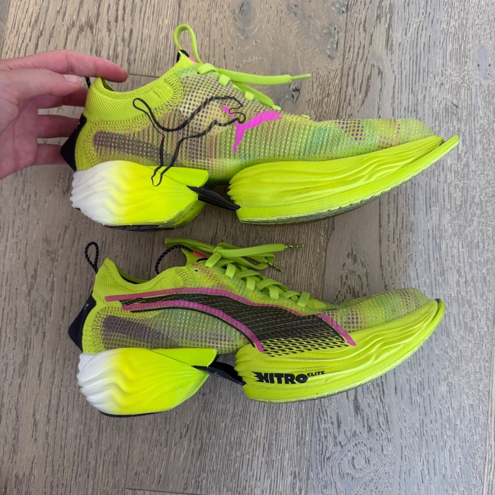 Puma Nitro Elite Neon Running Shoes